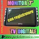 Vai alla scheda di: Codice. P19461 Monitor TV digitale terrestre con ingresso video e lettura da usb, sd..