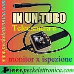 Vai alla scheda di: Codice. P10971 Telecamera nascosta in un tubo per ispezioni con monitor LCD a colori e 2 led infrarossi