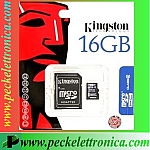 Vai alla scheda di: Codice. P16702 Micro sd Card 16 Gb con adattatore.