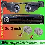 Vai alla scheda di: Codice. P11202 Kit Smile DVR 4 canali + 2 Telecamere 36 LED Antracite + 2 prolunghe video e alimentazione da 10 metri.