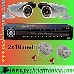 Vai alla scheda di: Codice. P10202 Kit Smile DVR 4 canali + 2 Telecamere 36 LED + 2 prolunghe video e alimentazione da 10 metri.
