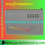 Vai alla scheda di: Codice. P16112 Trasformatore da wireless a cablato.
