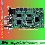 Vai alla scheda di: Codice. P10601 DVR scheda acquisizione video PCI 4 - 8 canali 100 FRS 4 processori Conexant