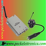 Vai alla scheda di: Codice. P17221 Micro Camera Pin Hole Wireless Notturna 4 LED + RX