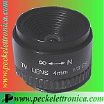 Vai alla scheda di: Codice. P13201 Lente per telecamere 6 mm attacco CS.